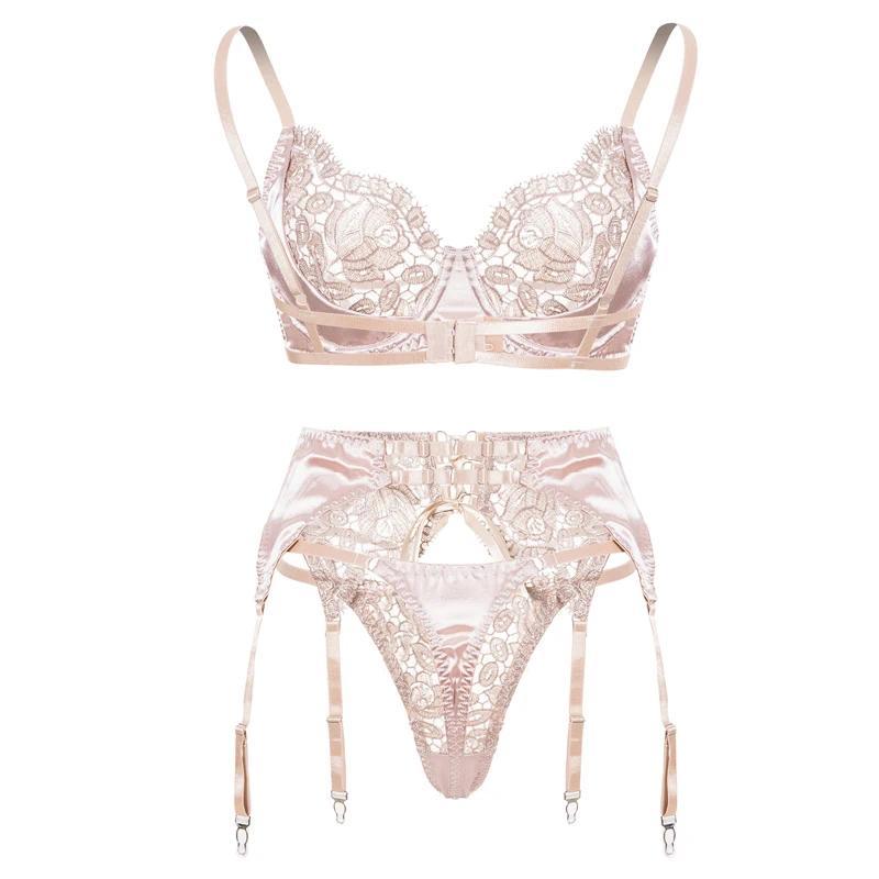 TOUWomen's Bras and Underwear Sexy-lingerie-set Woman's Bra and Panties Sets Sexy Ladies Outfits Lin