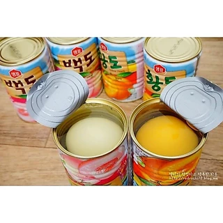 sempio white peach ลูกพีชอบ เซมเพียว แบคโด 샘표 백도 400g