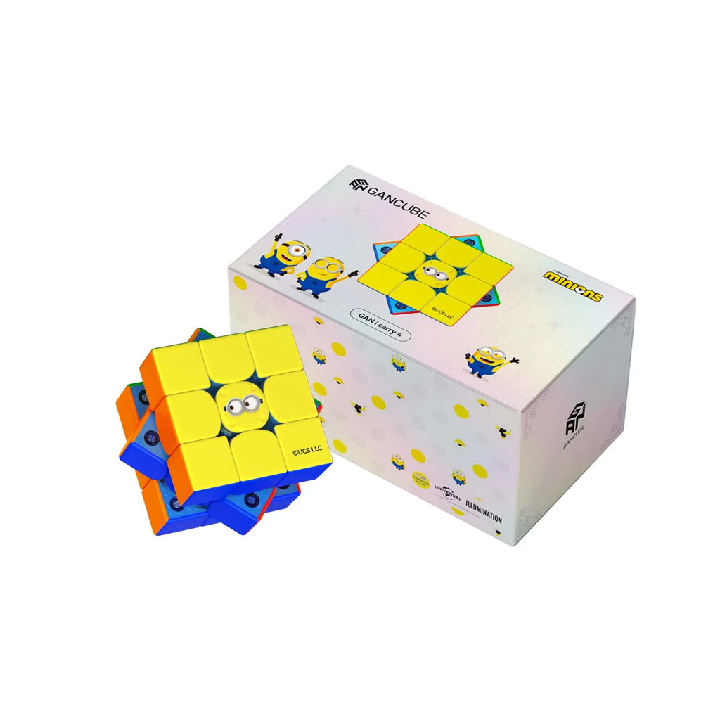 Minions Limited Edition GAN I Carry 4 UV Magnetic Smart Cube APP Professional GAN I Carry 4 ปริศนาขอ