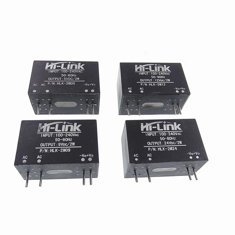 1PCS AC-DC การแยก Switching Power Supply โมดูล HLK-2M03 HLK-2M05 HLK-2M09/2M12 220v ถึง 3.3V 5V 9V 1