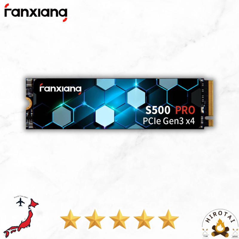 Fanxiang NVMe SSD – 256GB/1TB, M.2 2280, PCIe Gen3 x4, TLC 3D NAND, 2800–3500MB/s