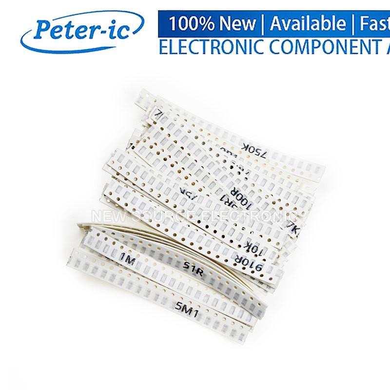 2000PCS 1206 SMD Resistor Assorted Kit 80ValysX 25PCS 10ROhm~910K 5% 22 33 68 47 51 100 220 330 470 