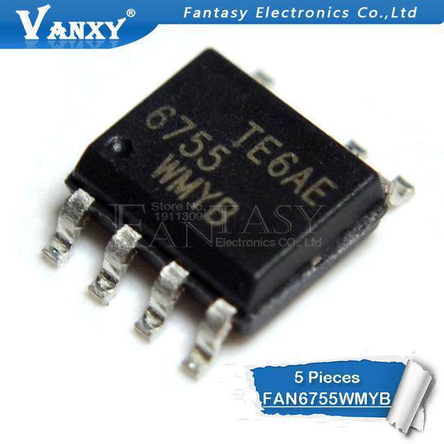 5pcs FAN6755WMY SOP-7 FAN6755WMYB FAN6755 SOP7 6755 SOP FAN6755WM FAN6755UWM FAN6755U SMD ใหม่ IC