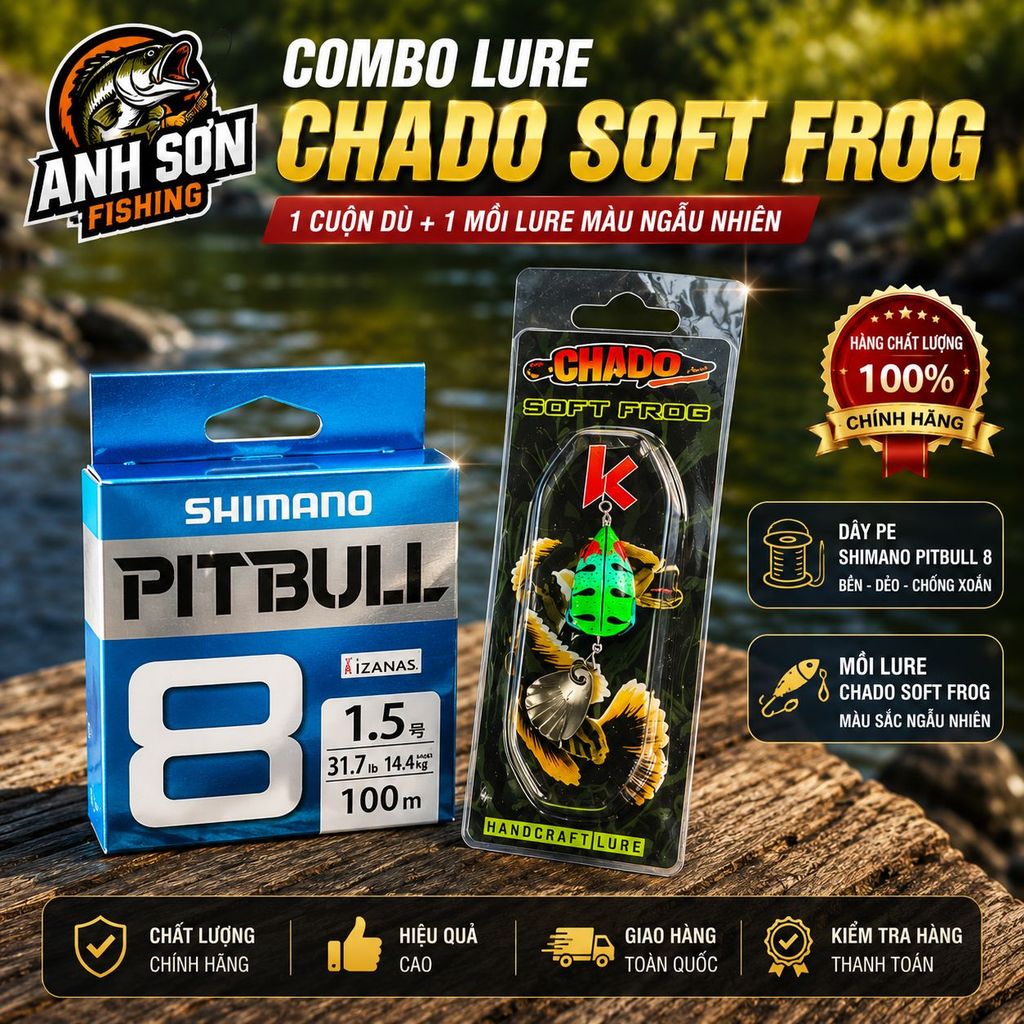CHADO H1 Mini Lure Fishing Combo + X8 100m PE Line - ฟรี U-Locks 3 ตัว เหยื่อตกปลาช่อนฟ้าสุด