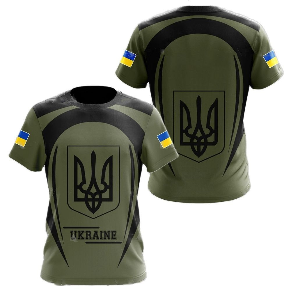 CamSolomon - Men's 3D printed T-shirt, new feeling in Ukraine, casual street fashion clothing, Haraj