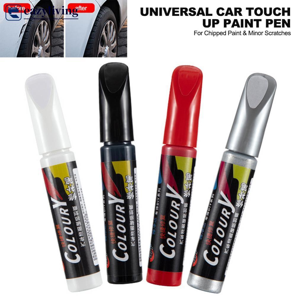 EAZYLIVING Universal รถ Touch Up ปากกาสีอัตโนมัติปากกาสีซ่อมรอยขีดข่วน Quick Fix สําหรับสีชิปและรอยข