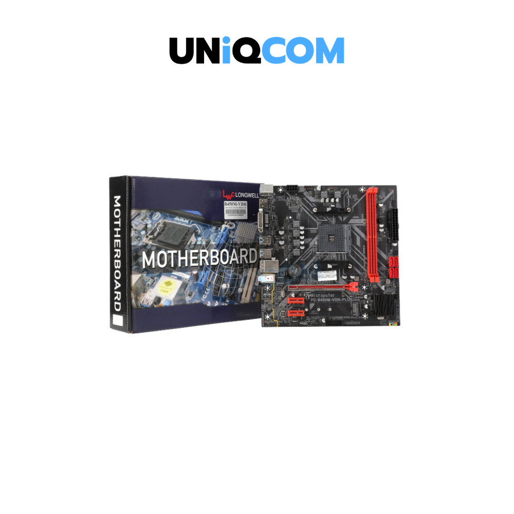 LONGWELL MAINBOARD (AM4) B450M-VDH DDR4