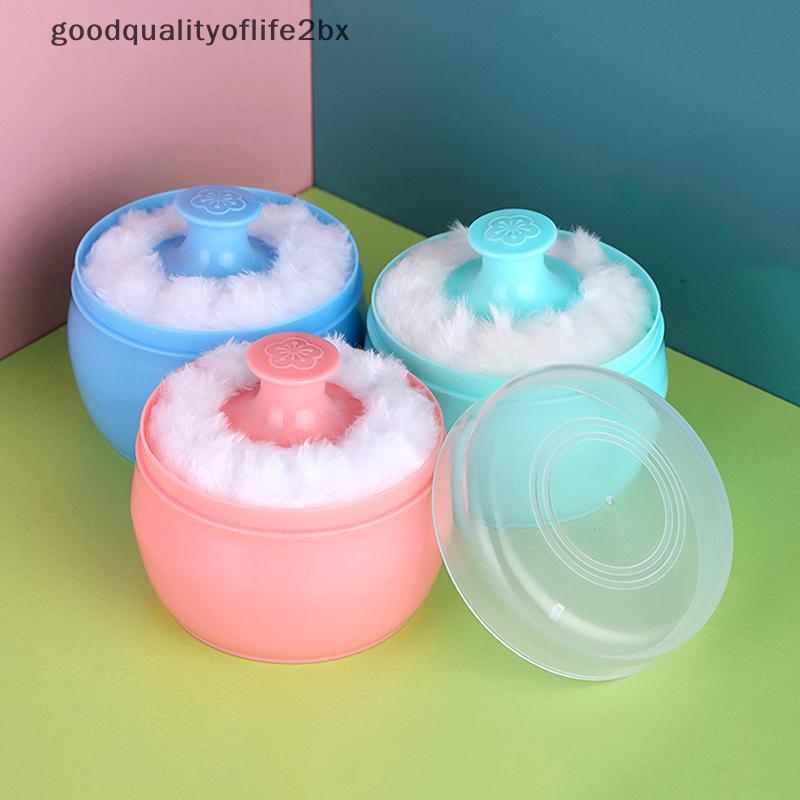 [ใหม่] แป้งฝุ่นแป้งพัฟพร้อมกล่อง Baby Soft Face Body เครื่องสําอางพัฟแป้งฝุ่นฟองน้ํากล่องคอนเทนเนอร์ [TH]