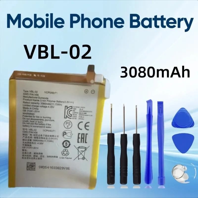 3080mAh สําหรับ Vertu Touch Constellation 3 แบตเตอรี่โทรศัพท์มือถือ VBL-02 Sad V06 แบตเตอรี่