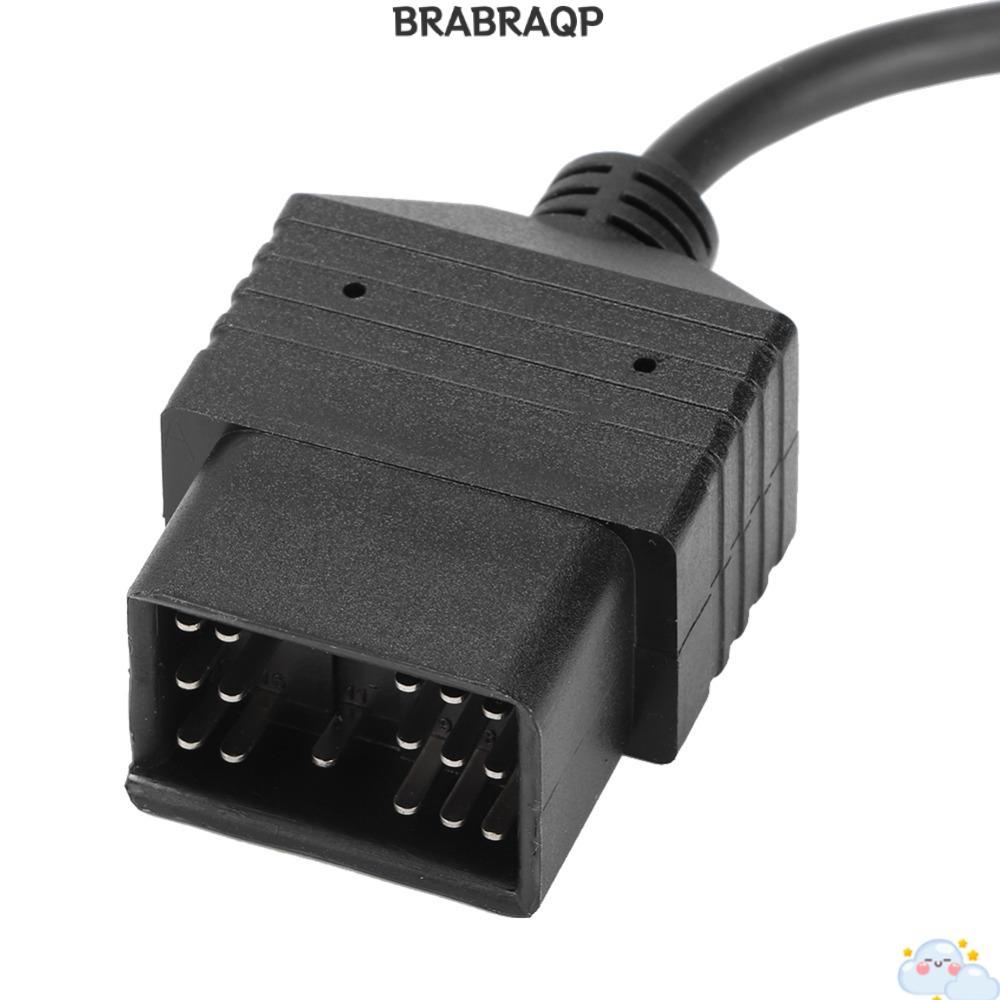 BRABRAA OBD2 สายวินิจฉัย, ABS 17 Pin ถึง 16 Pin OBD2 อะแดปเตอร์เชื่อมต่อ, Stable สี่เหลี่ยมผืนผ้ารูป