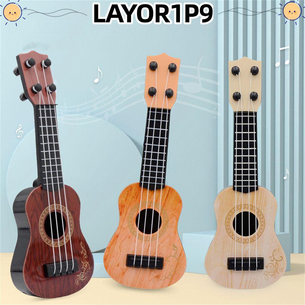 LAYOR1P9 กีต้าร์จําลองเพลงคลาสสิกของเล่น Early Education Instruments