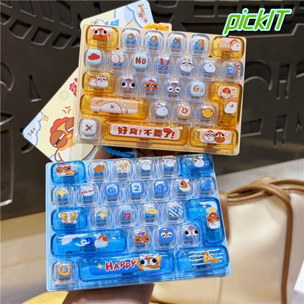 ของเล่นบีบอัดคลายเครียดปิโต,พวงกุญแจแบบพกพากดปุ่มของเล่น,ทนทานของขวัญ 26 คีย์เสียงที่สําคัญคีย์บอร์ดแบบกลไกของเล่นกระเป๋าเครื่องปร