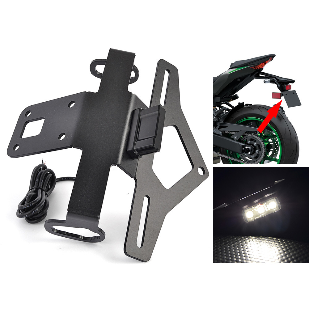 Z 1100 ขายึดป้ายทะเบียนรถจักรยานยนต์พร้อมไฟแผ่นสําหรับ Kawasaki Z1100 2026-