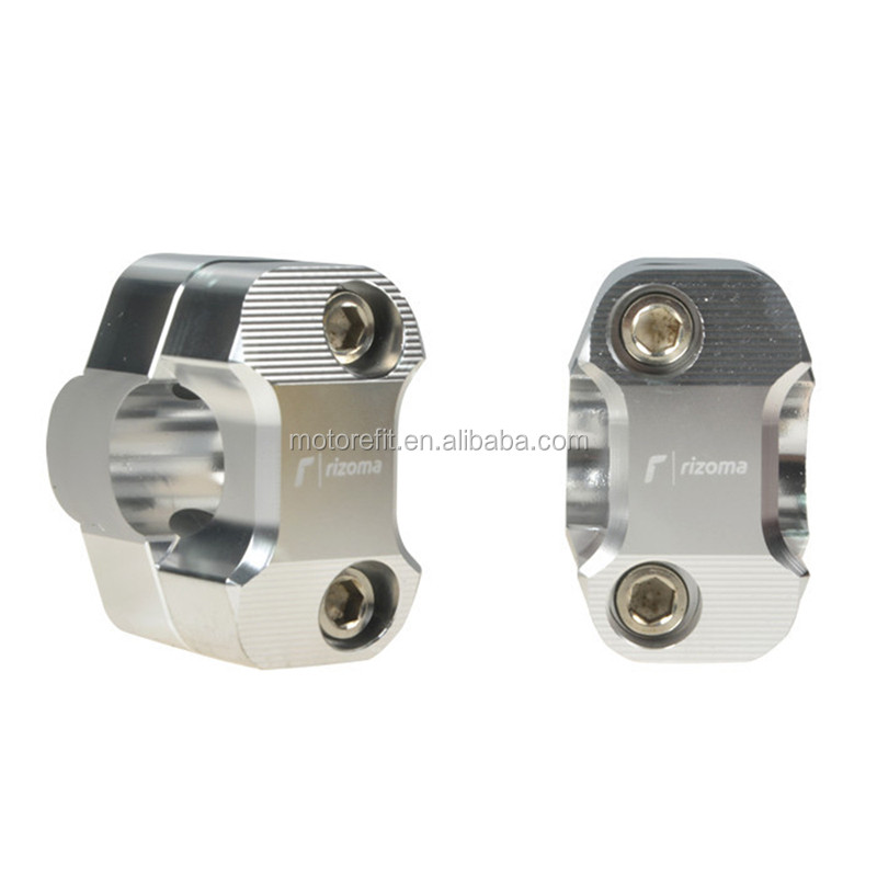 Premium-RTS Universal รถจักรยานยนต์ 22 มม.Handlebar Riser Clamps พวงมาลัย Clamps สําหรับ CB500X CB15