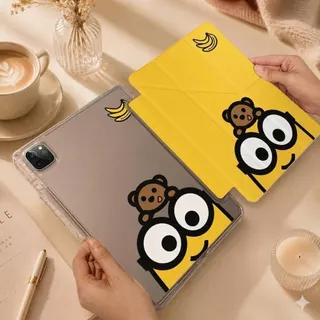 เคสพับ Y มีที่เก็บปากกาเคส iPad Gen11/10/9/8/7 Air11 Air4/5 Air6/7/8 Pro11 เลือกลายตลกน่ารักสุดคิวท์ได้ 10 สไตล์
