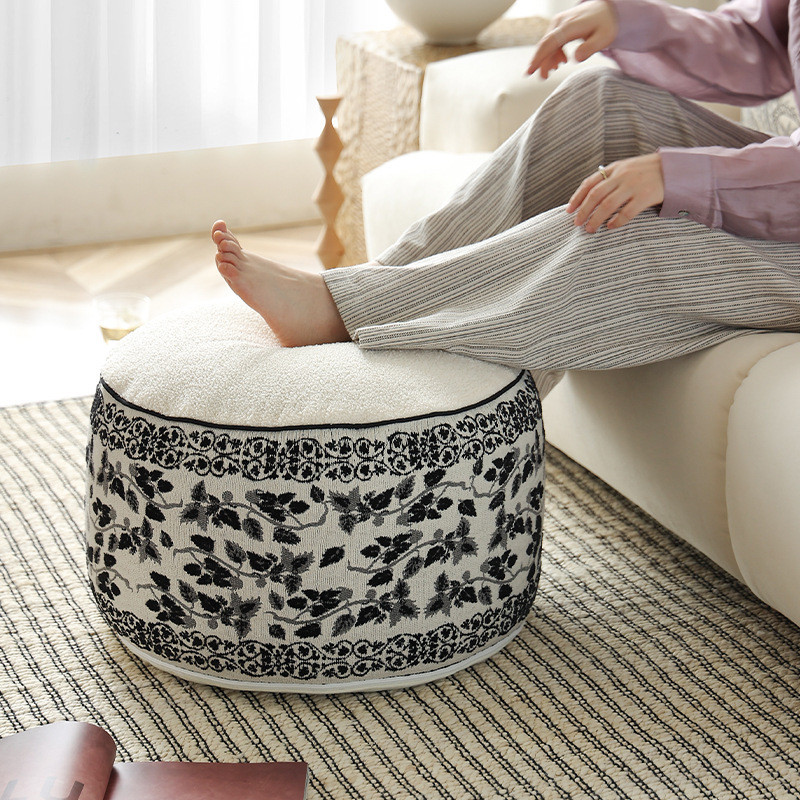 สไตล์ชาติพันธุ์ Pier Futon เบาะไม่ยุบเบาะขี้เกียจ Pier Futon ที่ถอดออกได้ล้างทําความสะอาดได้ Pier ฝา