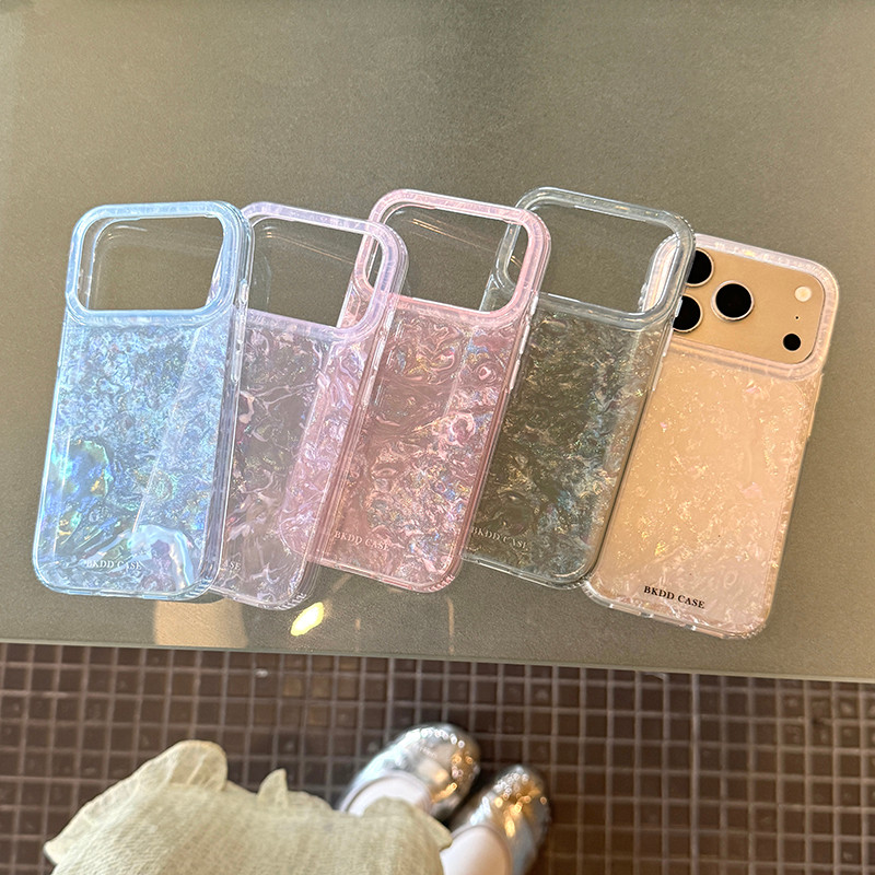 Insร้อนอ่อนโยนโปร่งใสรูปแบบDual Layer IMDสําหรับiPhone 18Promax 17 17Pro 17Promax 16 16Pro 16Promax 15 15Pro 15Promax