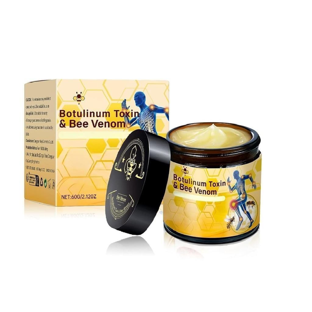 ประกอบด้วย Botox Bacteria Toxins และ Bee Venom Joint Relieving Gel สําหรับการเคลื่อนไหวของข้อต่อและบ