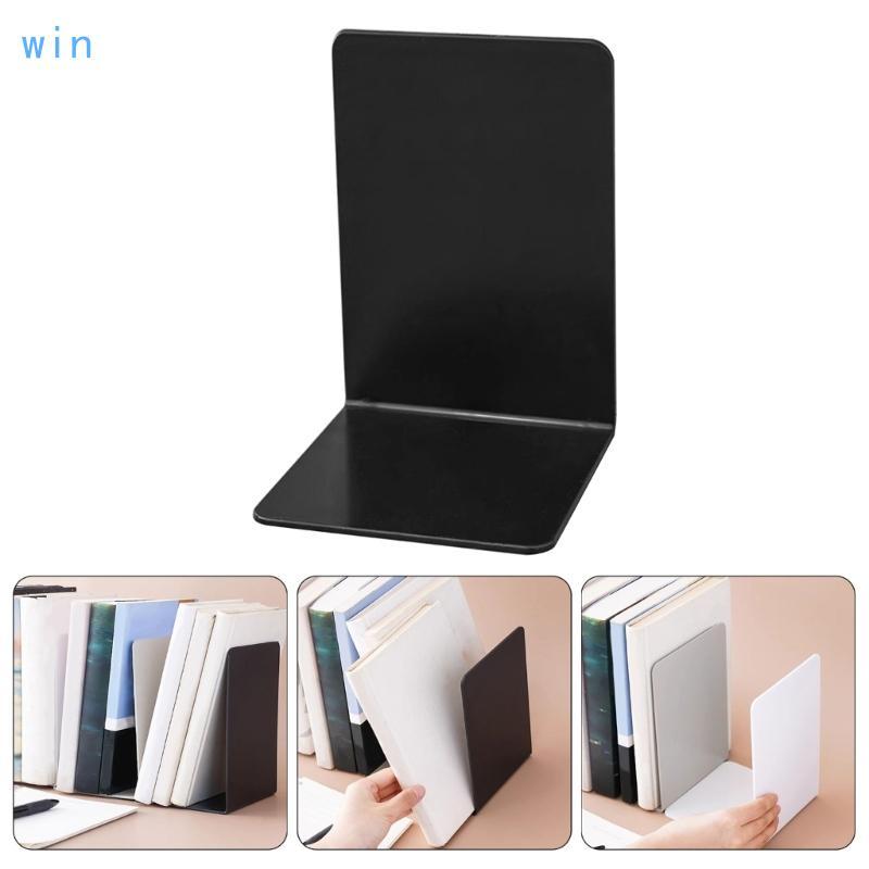 Win Book End Holders Shelf ตกแต่ง Bookends Book Stoppers สําหรับสํานักงานห้องสมุด
