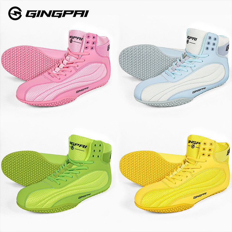 Professional boxing shoes for men and women, adult sparring and fighting shoes, children's wrestling