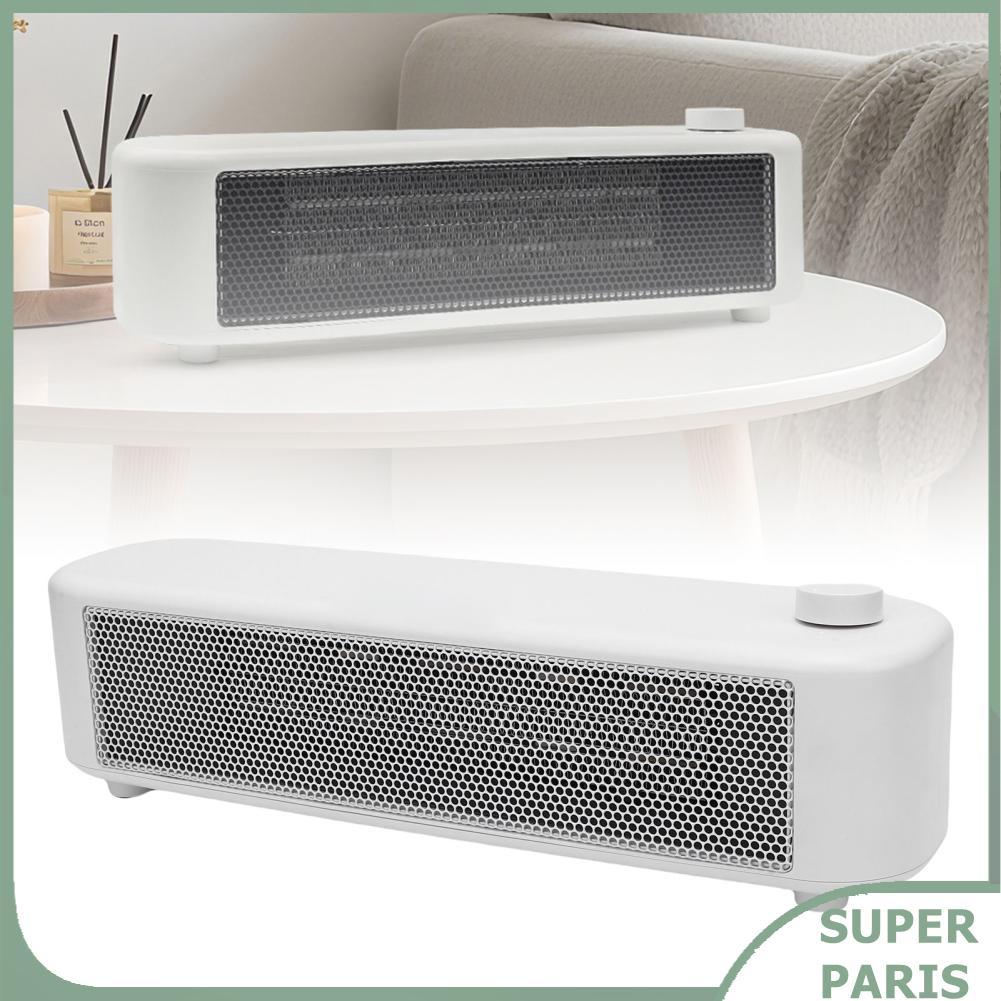 Superparis Superparis Mini Space Heater สำหรับในร่ม 500W 2 เกียร์ PTC เครื่องทำความร้อนอย่างรวดเร็วพ