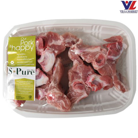 [สินค้าส่งด่วน] [8147] S-Pure Pork Bones กระดูกหมู 500g