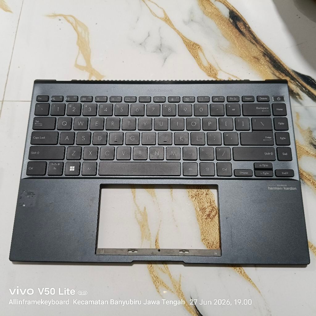 Palmrest Frame Keyboard Asus Zenbook 14X UX5401 UM5401 UM5401QA ของแท้