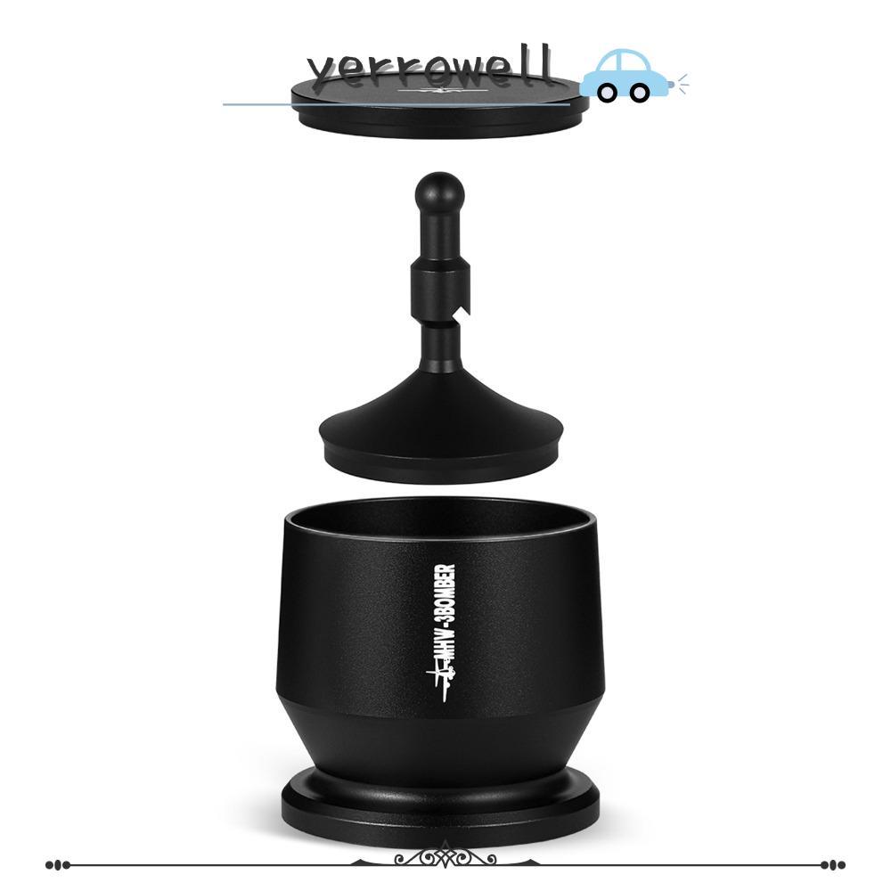 YERROWELL กาแฟ Dosing ถ้วย,สีดํากด Espresso Blind Shaker, พร้อม Dosing Ring Portafilter ผู้ถืออลูมิเ