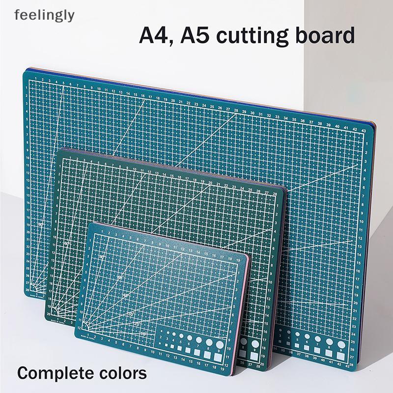 [S&H] A4 A5 สีทึบหลายสีตัดเสื่อเย็บด้านเดียวหัตถกรรม Pad ผ้าเย็บและทําเขียง DIY Art เครื่องมือ {TH}