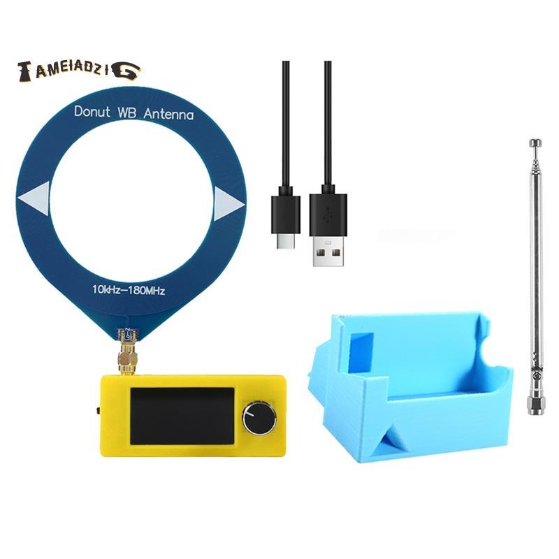 [คุณภาพ T]SI4732 ชุดรับสัญญาณวิทยุ+เสาอากาศ+ขาตั้ง 10-180MHz 1.9 นิ้วจอแสดงผล SI4732 วิทยุขนาดเล็กวิ