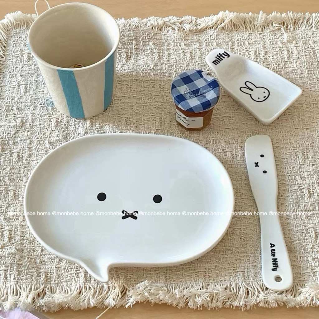 จานเซรามิก insจานmiffy พร้อมส่ง
