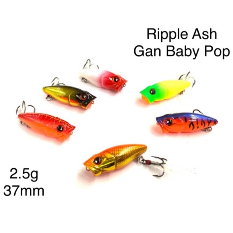 RIPPLE ASH GAN BABYPOP POPPER LURE