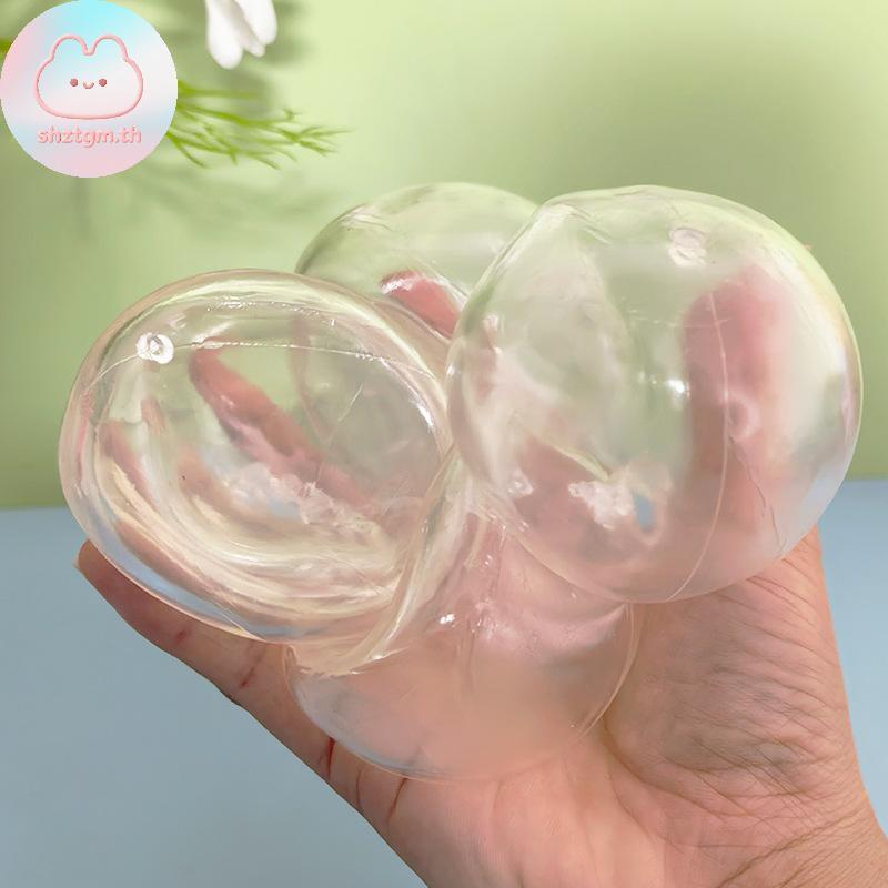 SHZTGM 6 ชิ้น TPR Empty Ball Skins DIY Handmade Squeeze ความเครียดบรรเทาของเล่น TH