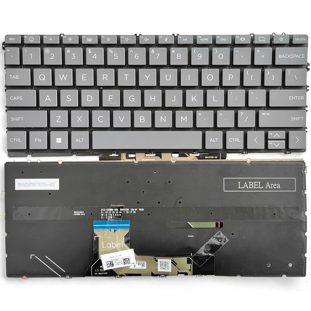 ใช้งานได้กับแป้นพิมพ์โน้ตบุ๊ก HP HP EliteBook 635 Aero G11 TPN-C179
