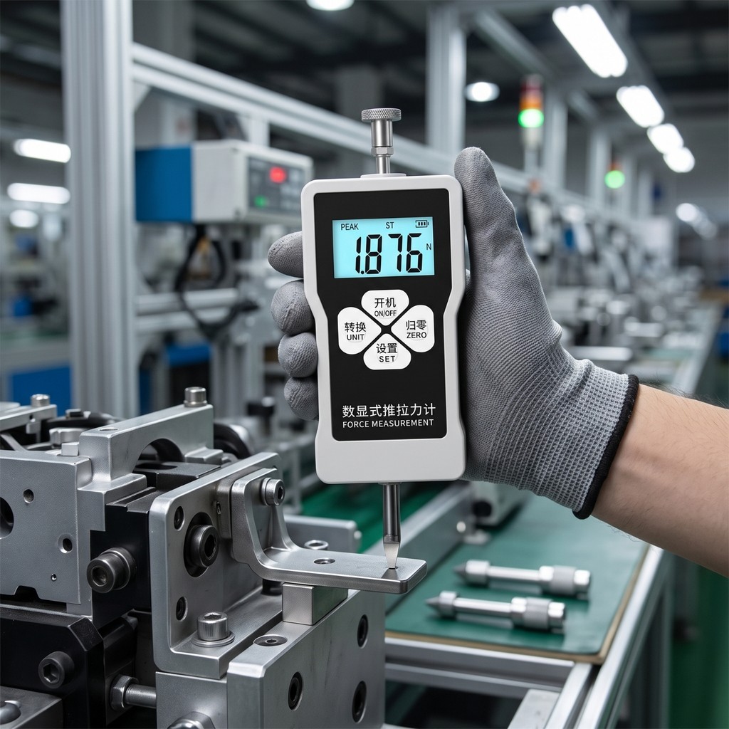 Push Pull Force Gauge อิเล็กทรอนิกส์ Digital Force Gauge Dynamometer Multi-Unit เครื่องมือวัดที่ถูกต
