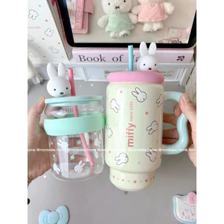 แก้วน้ำ แก้วกาแฟ ของแท้miffy🐰450ml พร้อมส่ง