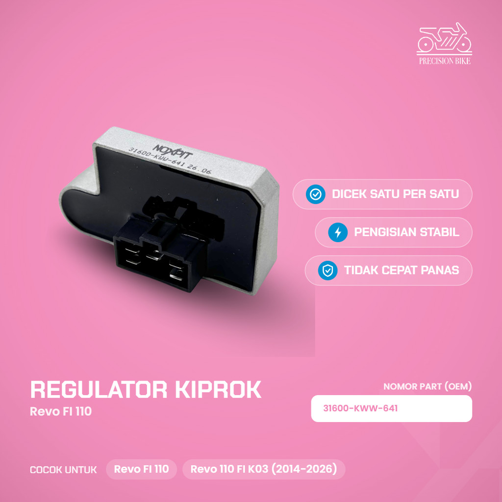 NOXPIT Regulator Kiprok Revo FI 110 Revo 110 FI K03 31600-KWW-641