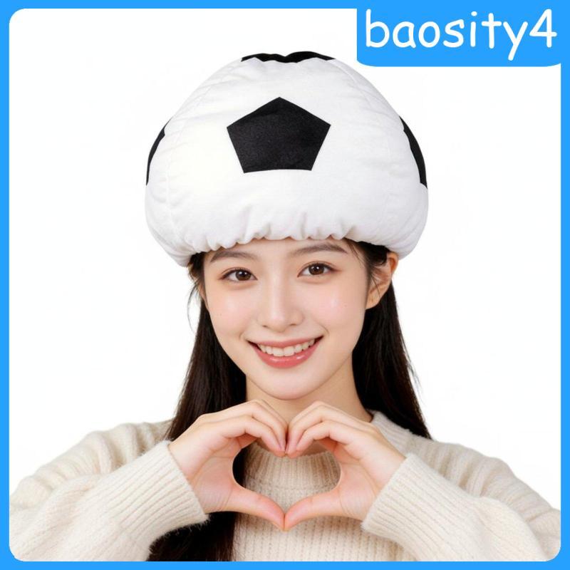 [โปรโมชั่น] Futbol Sphere Hat Elastic Fit ตุ๊กตา Futbol Sphere Cap Photo Prop เครื่องแต่งกายอุปกรณ์เ