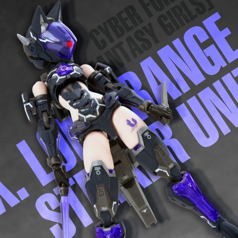 Nuclear Energy Matrix Cyber Forest Sniper Fox การล่าสัตว์ Fox Pilot กัปตัน Vivian Heyer Assembly Model