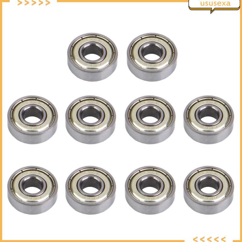 [Ususexa] 10 ชิ้น -7 608 Skateboard Longboard Bearings, Inline Skate Bearings Roller