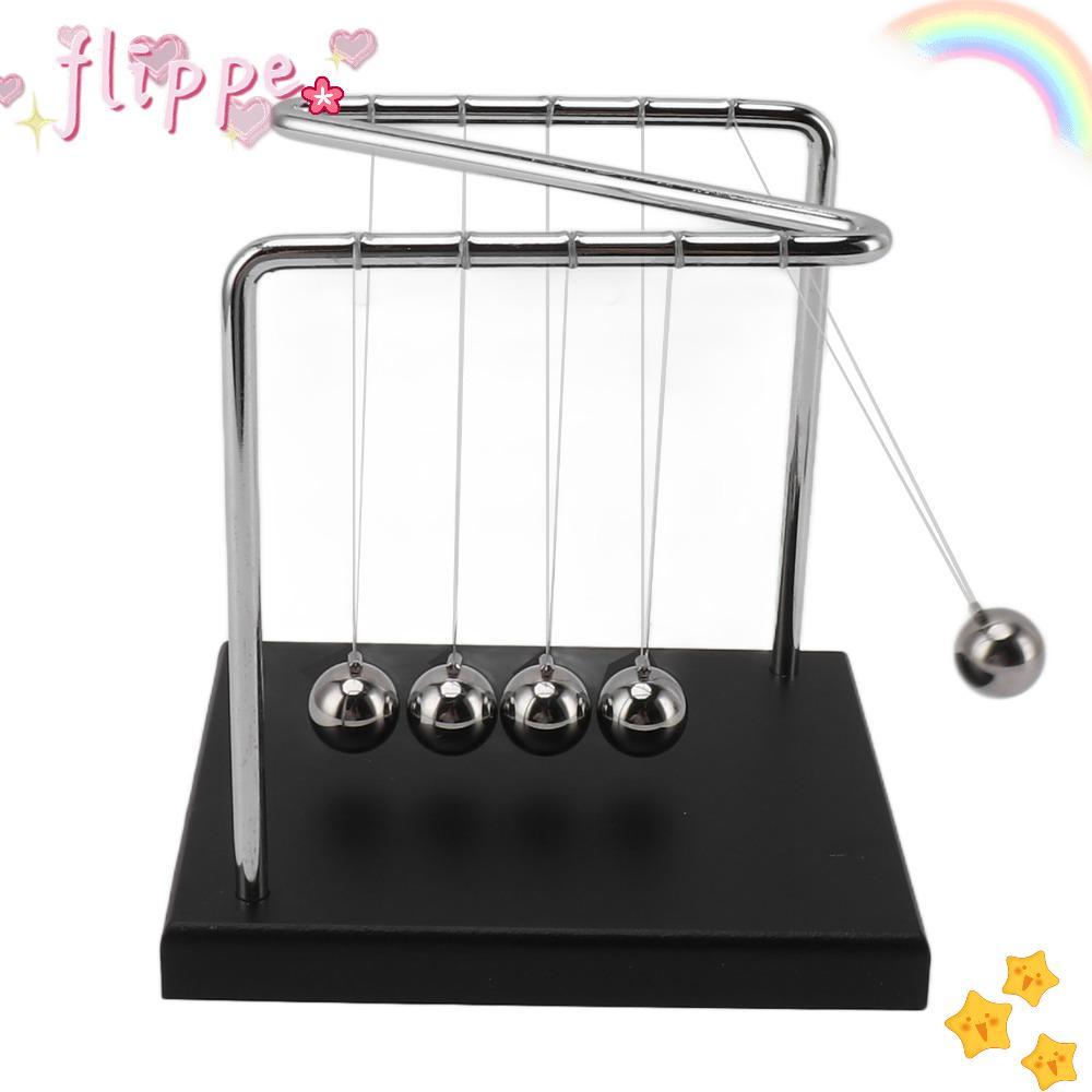 FIPE Desktop Balancing Balls, N Shape Design สแตนเลส Balance Pendulum Ball, Energy Conservation 5.51
