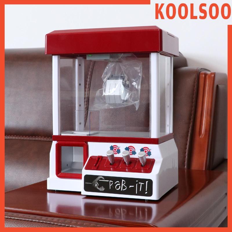 [Koolsoo] Claw Toy Grabber Dispenser Crane Vending Game Machine ของเล่นเด็กพร้อม