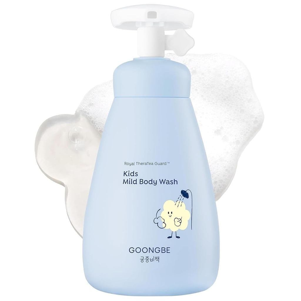 GOONGBEKidsBodyWash–Tear-FreeTestedGentlePumpforSensitive–LowpHHydratingCleanserwithCermide,Pantenol