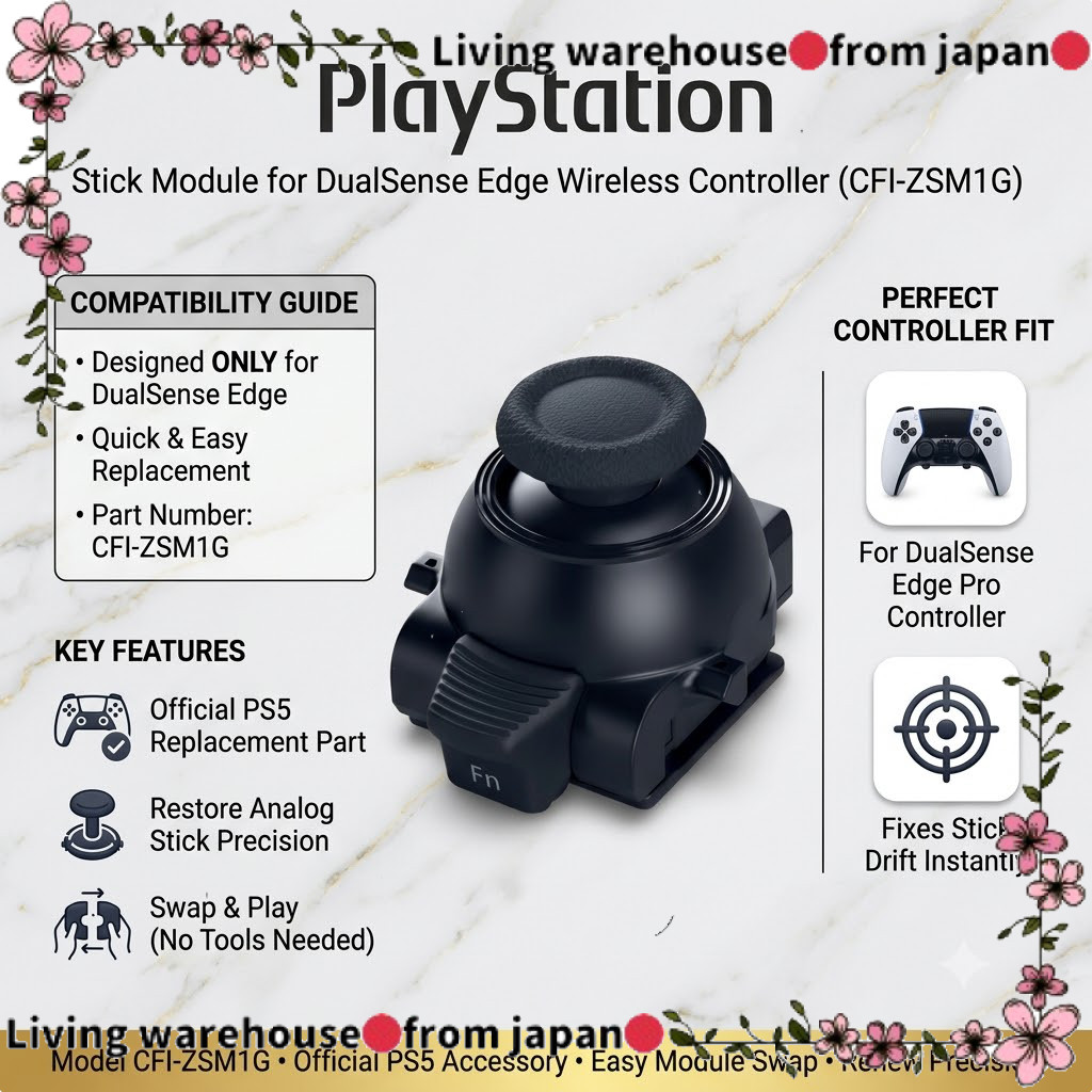 Japan Official
Genuine Replacement Stick Module (for DualSense Edge Wireless Controller) (CFI-ZSM1G)