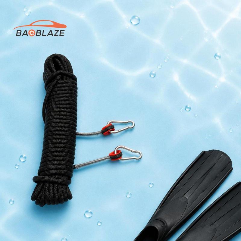 [Baoblaze] 20 M Breath-Hold Diving Guide Rope 5000 N Breaking Force Freediving Rope สายจุ่มหนา 8 มม.