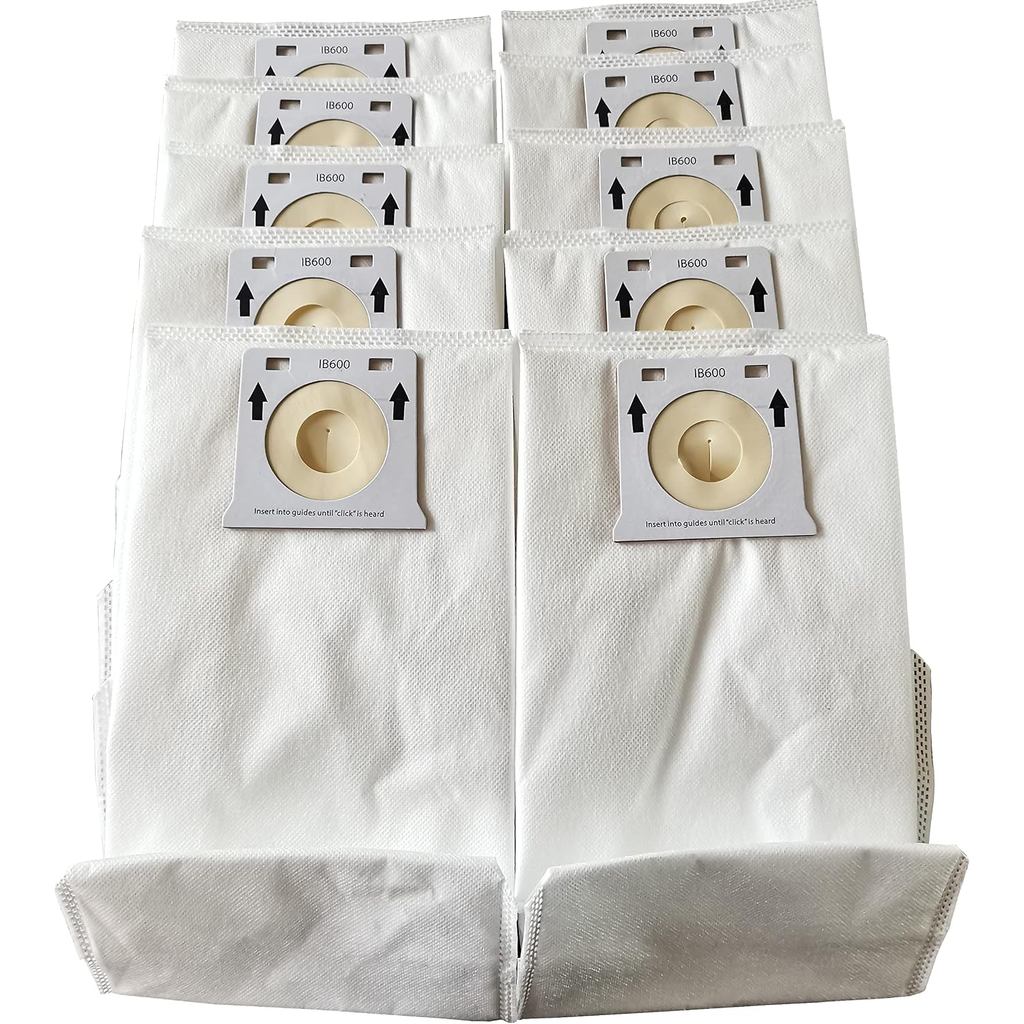 10 แพ็ค IB600 ผ้าถุงกรองใช้งานร่วมกับ Kenmore Intuition Upright เครื่องดูดฝุ่น BU4018 BU4020 BU4022 