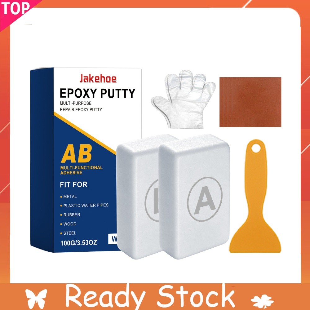100g High-Strength 2-Part Filler Strong Adhesion Epoxy Filler Putty สําหรับโลหะไม้กระเบื้องเซรามิค