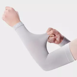 Decathlon Cycling Arm Cover UV Protect Pag Cn ปลอกหุ้มแขนกันรังสียูวี - Grey