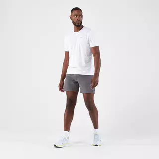 Decathlon Light Men'S Running Shorts กางเกงวิ่งขาสั้นผู้ชาย Kiprun รุ่น Run 500 Comfort - Grey