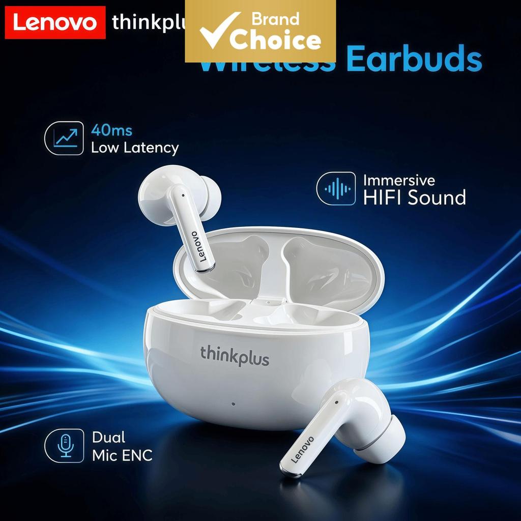 Lenovo XT88 หูฟังบลูทูธไร้สายหูฟังเสียงไฮไฟ ENC Noise Cancelling กีฬาออกกําลังกายหูฟังน้ําหนักเบาสบา